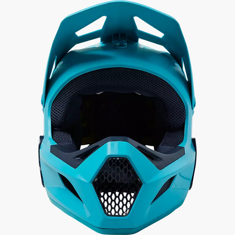 Casco Bicicleta Niño Rampage Celeste Fox