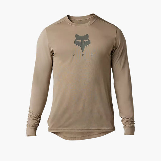 Polera Bicicleta Ranger Trudi™ Manga Larga Cafe Fox