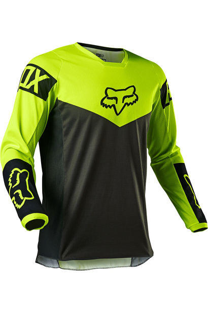 Polera Moto 180 Revn Amarillo Fluor Fox.