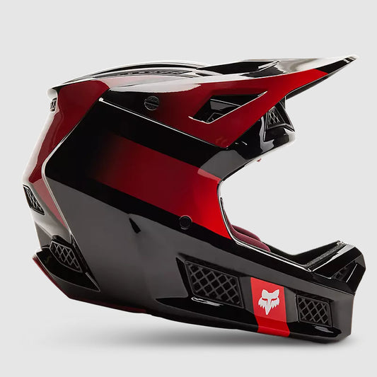 Casco Bicicleta Rampage Pro Carbon MIPS® Glnt Negro/Rojo Fox