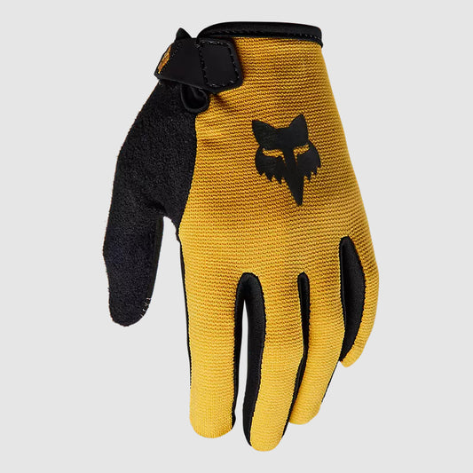 Guantes Bicicleta Niño Ranger Amarillo Fox