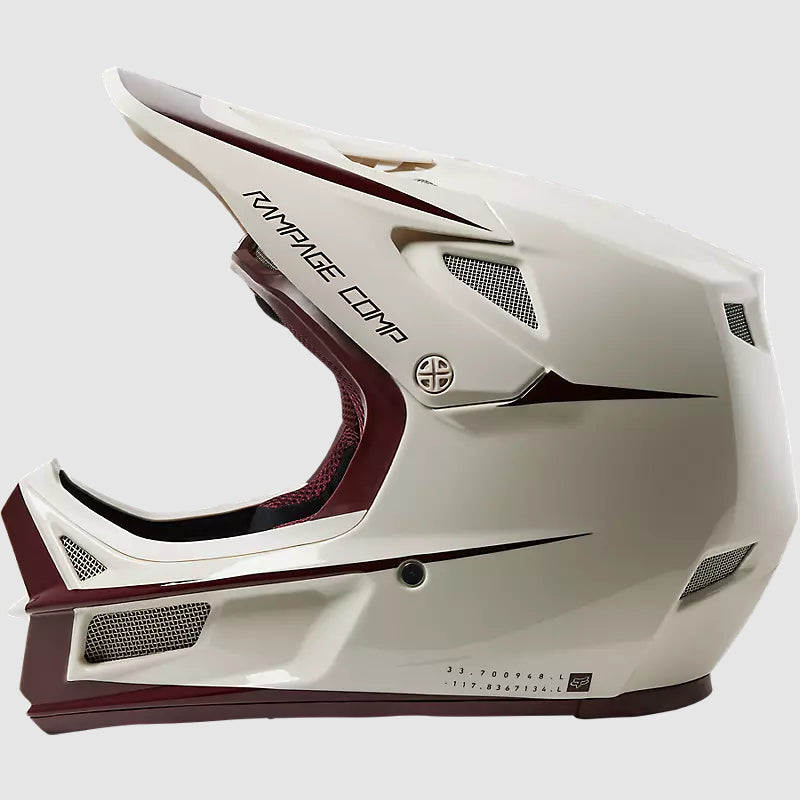 Casco Bicicleta Rampage Comp Stohn Blanco Fox