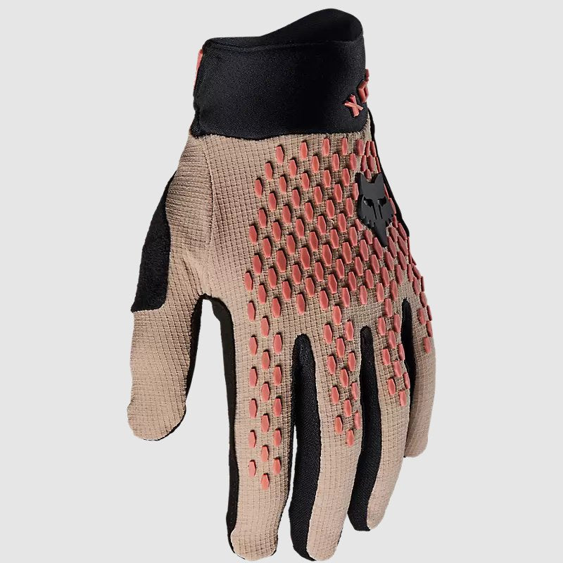 Guantes Bicicleta Mujer Defend Café Fox