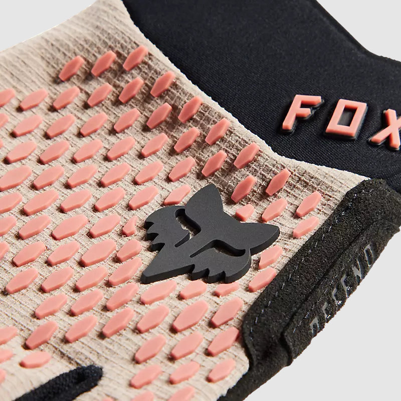 Guantes Bicicleta Mujer Defend Café Fox