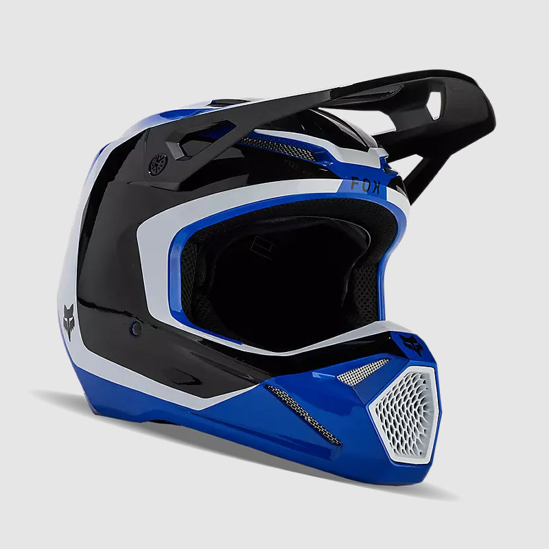 Casco Moto V1 Nitro Azul Fox