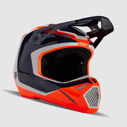 Casco Moto V1 Nitro Naranjo Fox