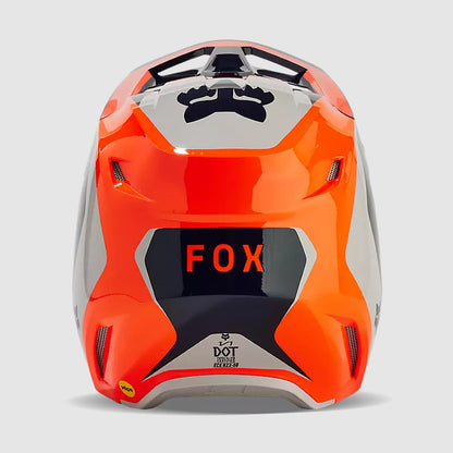 Casco Moto V1 Nitro Naranjo Fox