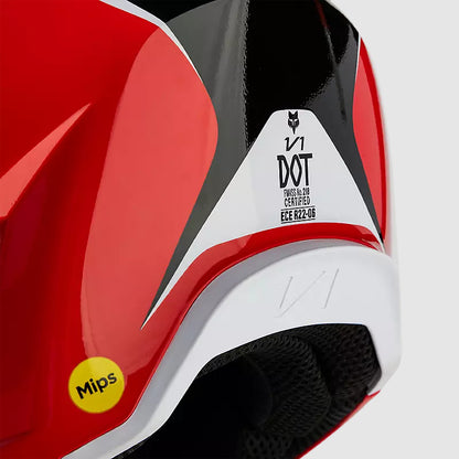 Casco Moto V1 Nitro Rojo Fox