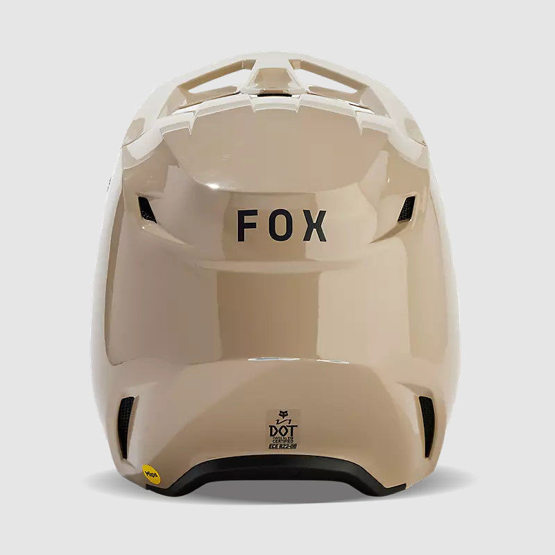 Casco Moto V1 Solid Cafe Claro Fox