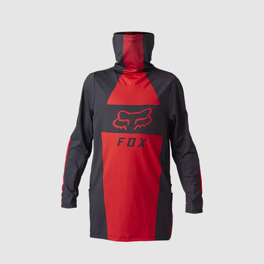 Polera Moto Niño Ranger Drive Krux SXS Con Cuello Rojo Fox