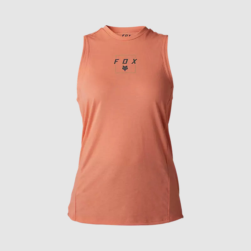 Polera Bicicleta Mujer Ranger Drirelease® Sin Mangas Salmon Fox