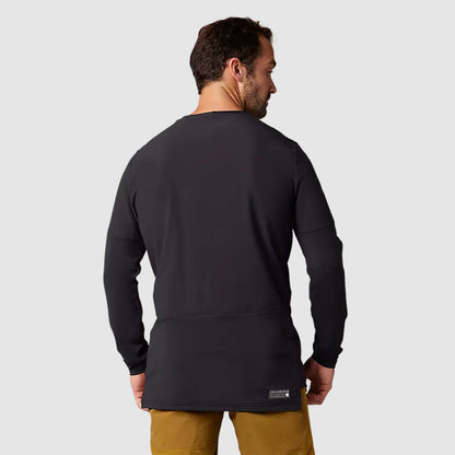 Polera Bicicleta Defend Thermal Manga Larga Negro Fox