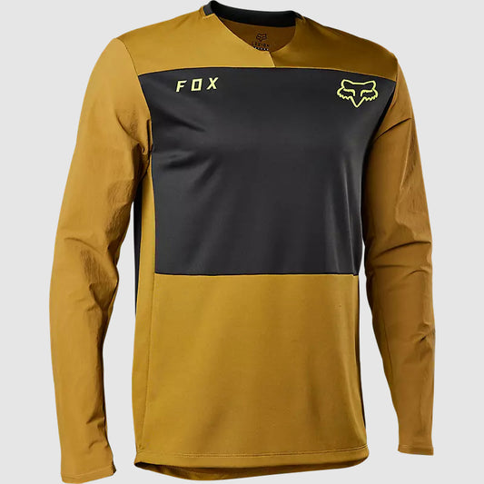 Polera Moto Defend Offroad Camel Fox