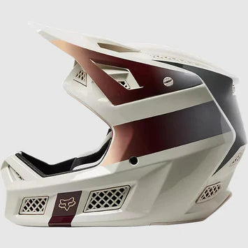 Casco Bicicleta Rampage Pro Carbon MIPS® Blanco/Cafe Fox