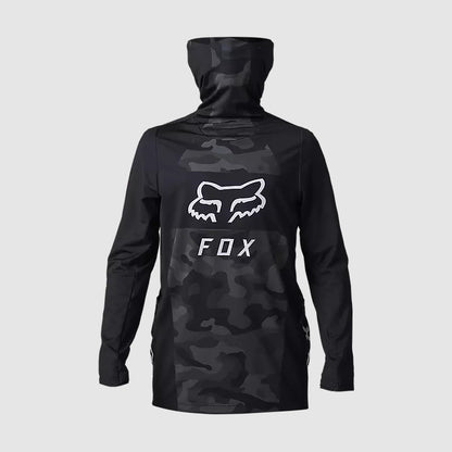 Polera Moto Niño Ranger Drive Krux SXS Con Cuello Negro Camo Fox