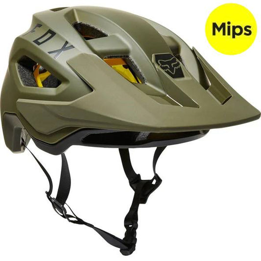 Casco Bicicleta Speedframe Mips Verde Fox