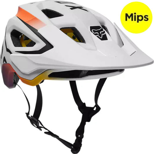 Casco Bicicleta Speedframe Vnish Blanco Fox