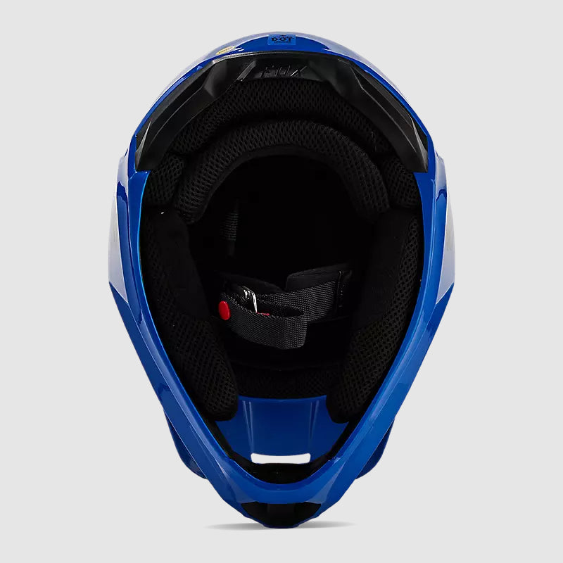 Casco Moto V Core Azul Fox