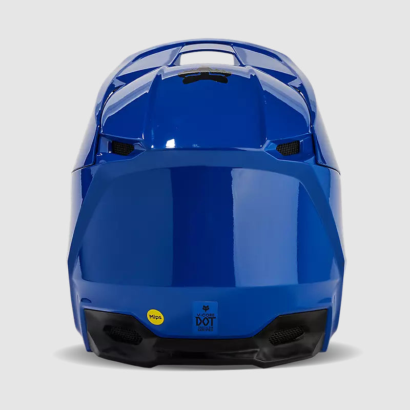 Casco Moto V Core Azul Fox