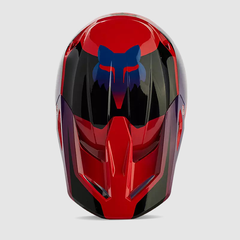 Casco Moto V1 Streak Rojo/Morado Fox