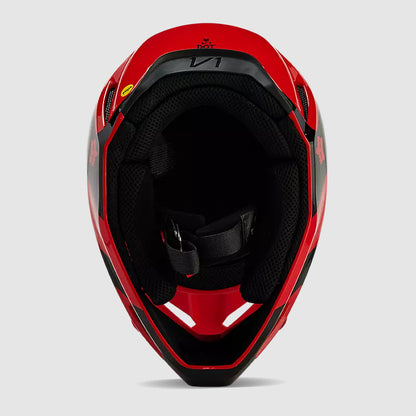 Casco Moto V1 Streak Rojo/Morado Fox