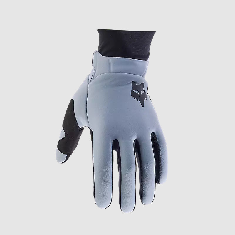 Guantes Moto Defend Thermo Gris Azulado Fox