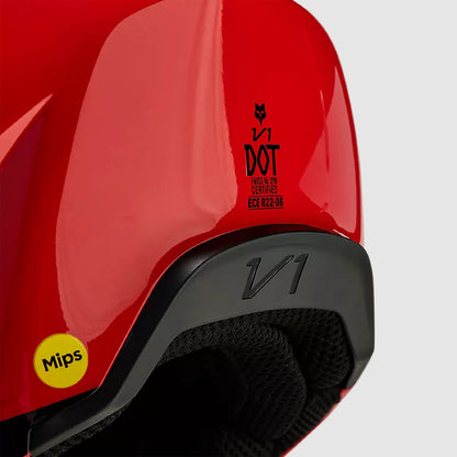 Casco Moto V1 Streak Rojo/Morado Fox