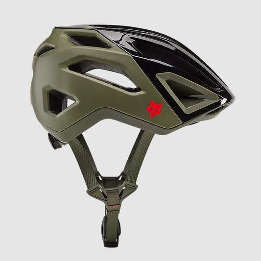 Casco Bicicleta Crossframe Pro Verde Oliva Fox