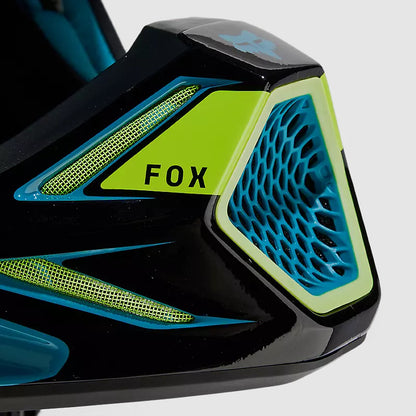 Casco Moto V3 RS Optical Turquesa Fox