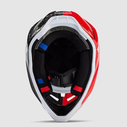 Casco Moto V3 RS Optical Rojo Fox