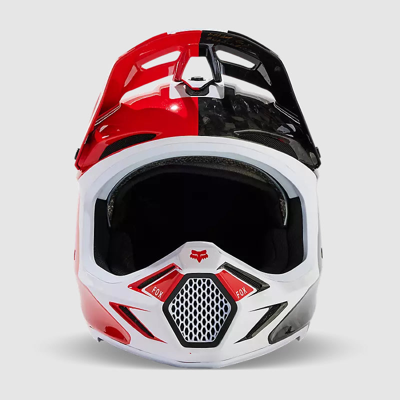 Casco Moto V3 RS Optical Rojo Fox