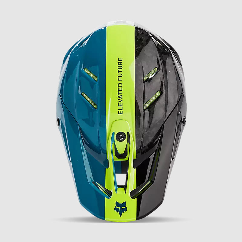 Casco Moto V3 RS Optical Turquesa Fox