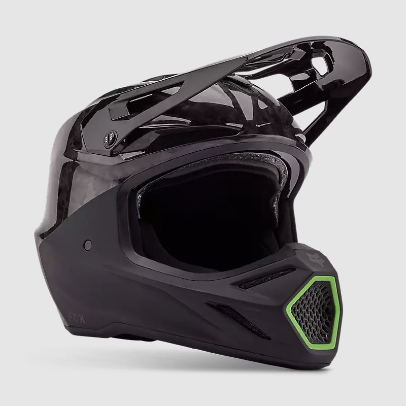 Casco Moto V3 RS Edición Limitada 50 Años Negro/Verde Fox