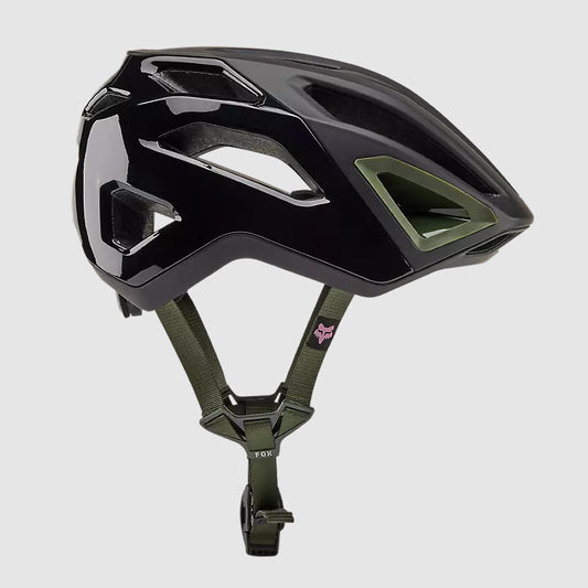 Casco Bicicleta Crossframe Pro Dogwood Negro/Verde Fox