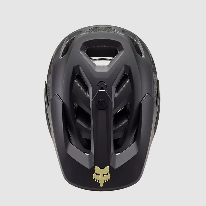 Casco Bicicleta New Dropframe Pro Negro/Dorado/Celeste Fox