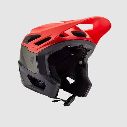 Casco Bicicleta New Dropframe Pro Naranjo Fox