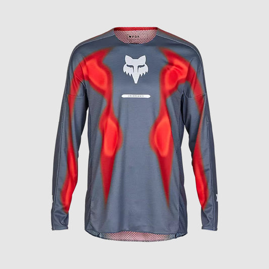 Polera Moto 360 Volatile Gris/Rojo Fox