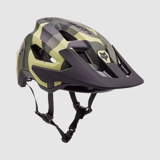 Casco Bicicleta Speedframe Camo Verde Fox