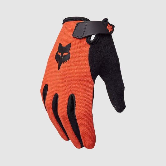 Guantes Bicicleta Niño Ranger Naranjo Fox