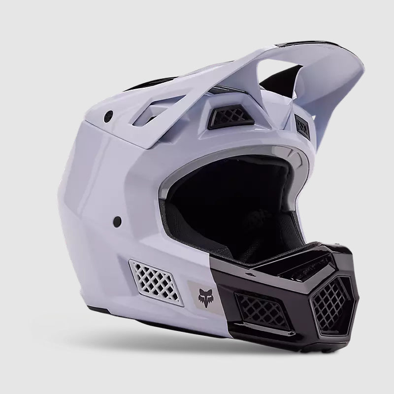 Casco Bicicleta Rampage Pro Carbon Mips Intrude Blanco Fox