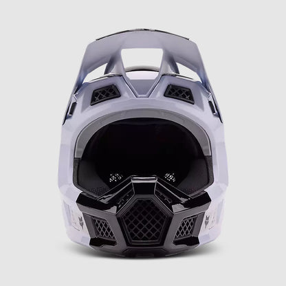 Casco Bicicleta Rampage Pro Carbon Mips Intrude Blanco Fox