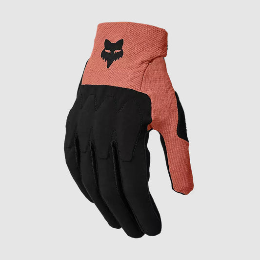 Guantes Bicicleta Defend D3O Naranjo Fox