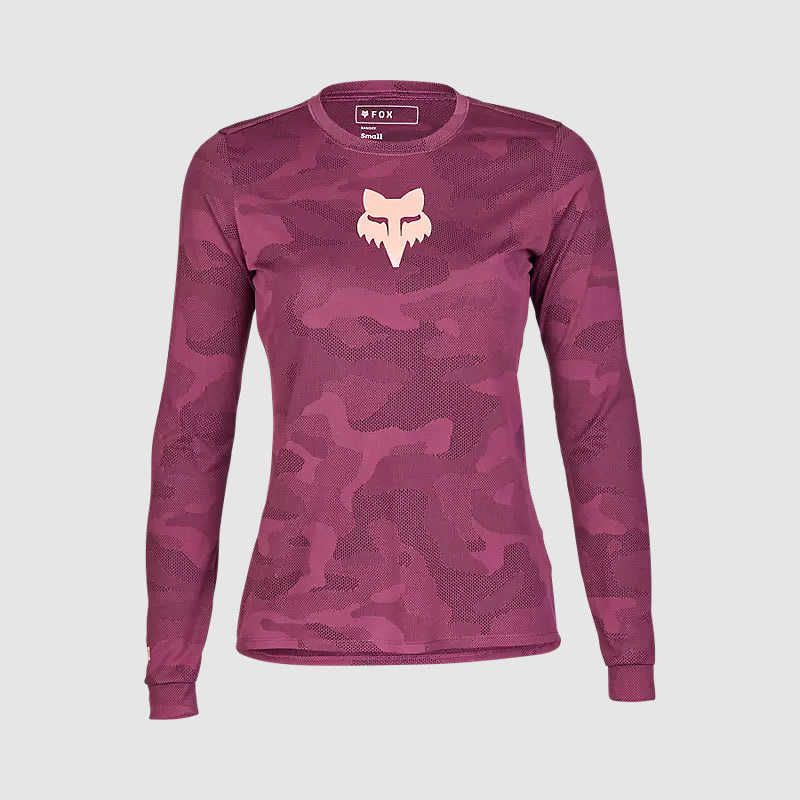 Polera Bicicleta Mujer Ranger TruDri™ Manga Larga Morado Fox