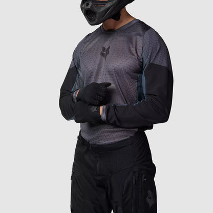 Polera Moto Ranger Air Offroad Gris Oscuro Fox