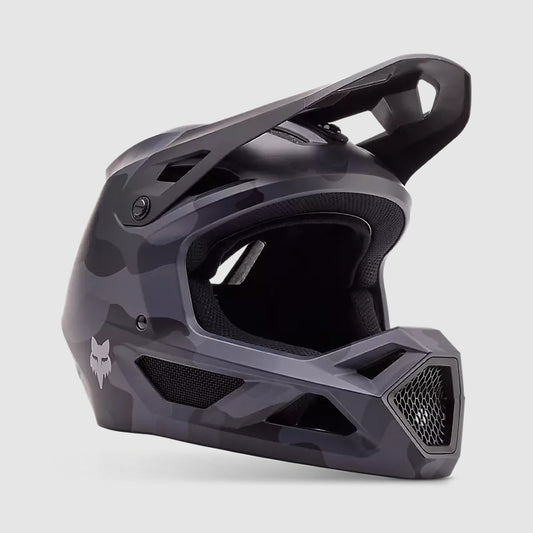 Casco Bicicleta Niño New Rampage Negro Camo Fox