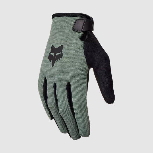 Guantes Bicicleta Ranger Verde Oscuro Fox