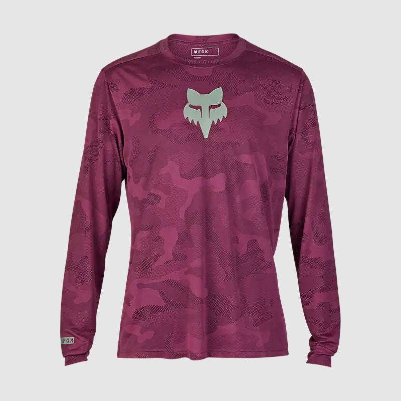 Polera Bicicleta Ranger TruDri™ Manga Larga Morado Fox