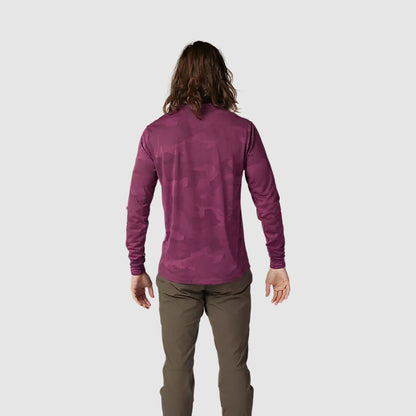 Polera Bicicleta Ranger TruDri™ Manga Larga Morado Fox