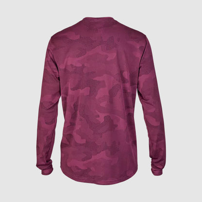 Polera Bicicleta Ranger TruDri™ Manga Larga Morado Fox