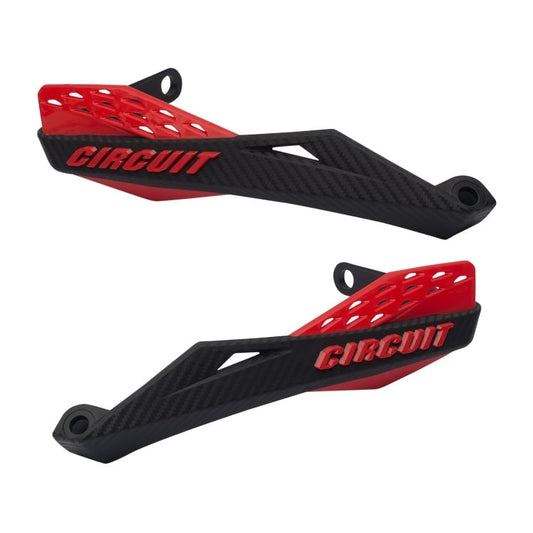 Protector de Manos Circuit Fenix Carbon / Rojo